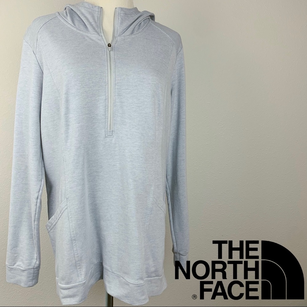 The North Face Om Hooded Half-Zip Pullover Grey NF0A3O2S Womens Large